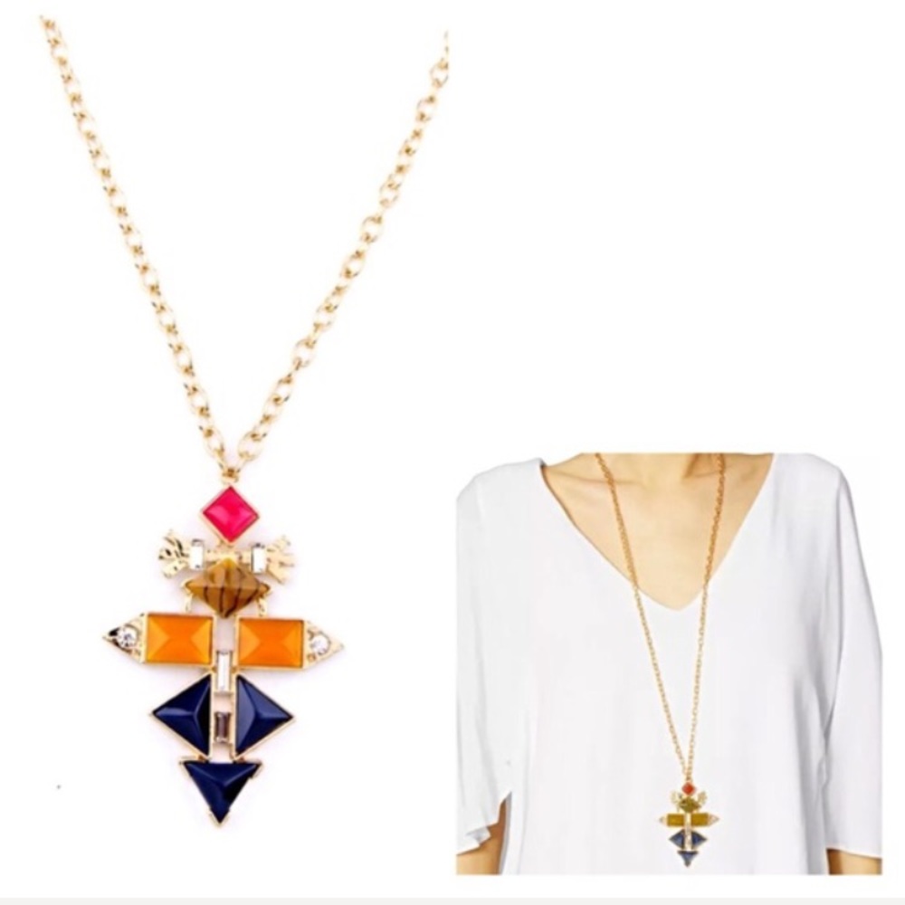 Geometric Pendant Necklace